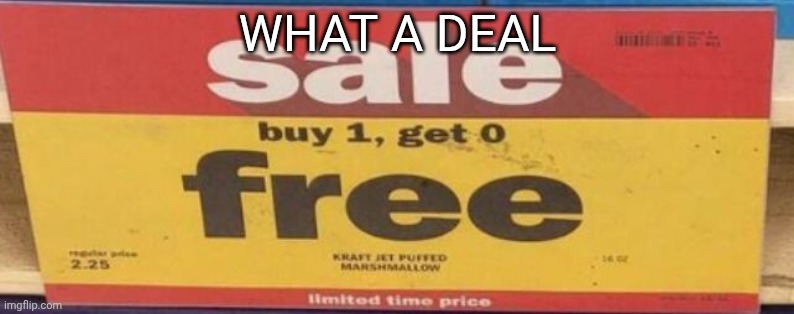 Lame post | WHAT A DEAL | made w/ Imgflip meme maker