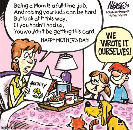 image tagged in comics,mothers day,kids,breakfast in bed,card | made w/ Imgflip meme maker