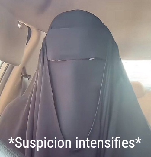 Reaction meme | *Suspicion intensifies* | image tagged in reaction,funny,islam | made w/ Imgflip meme maker