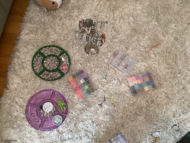 Can you tell I like making bracelets | image tagged in idk what to put here | made w/ Imgflip meme maker