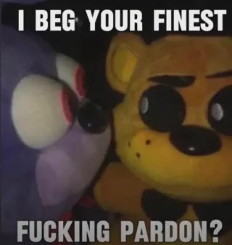 High Quality Bonnie shitpost plush Blank Meme Template