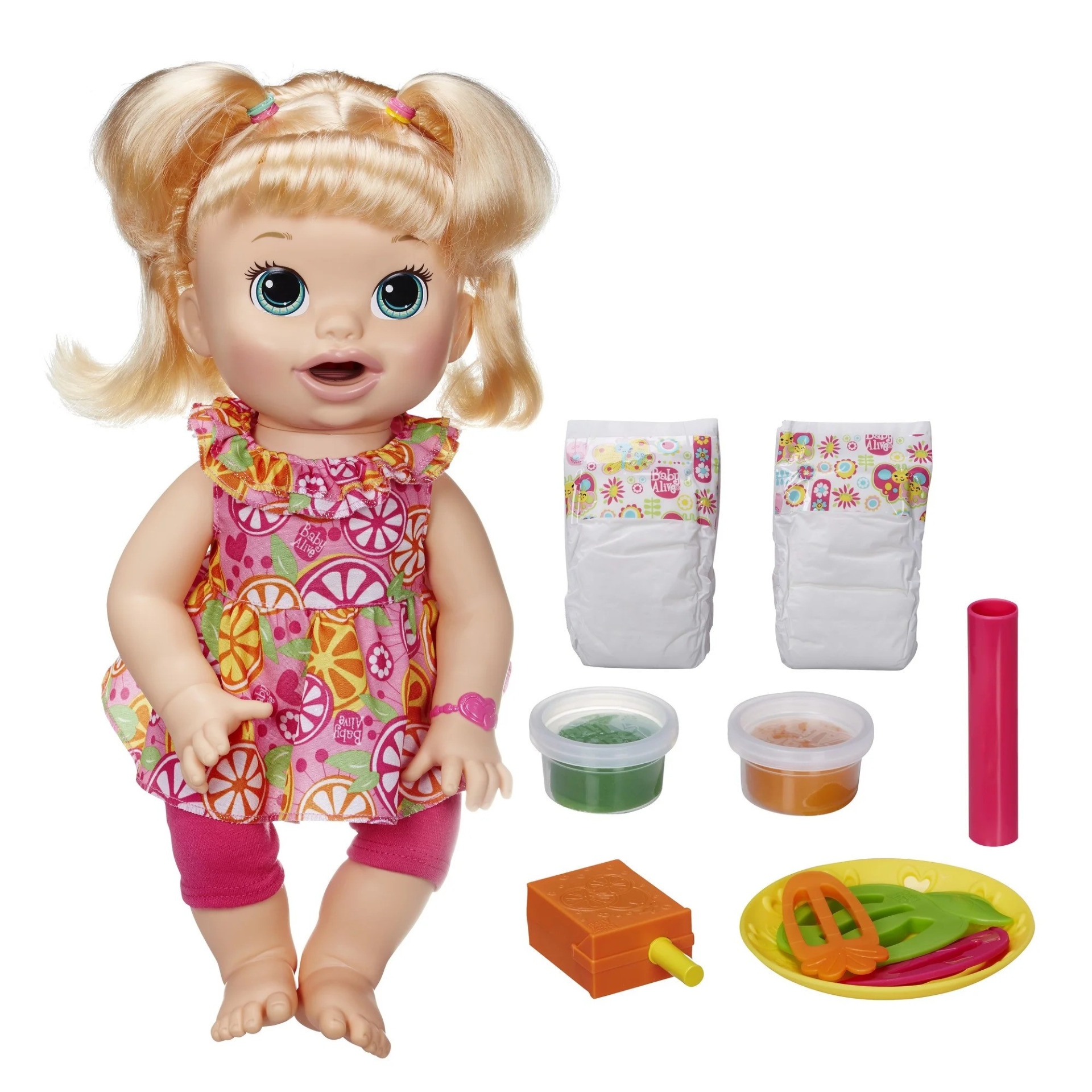 Baby Alive Super Snacks Snackin' Sara - Blonde Hair Blank Meme Template