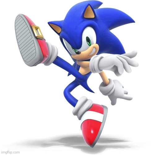 Sonic Smash Ultimate Render | image tagged in sonic smash ultimate render | made w/ Imgflip meme maker