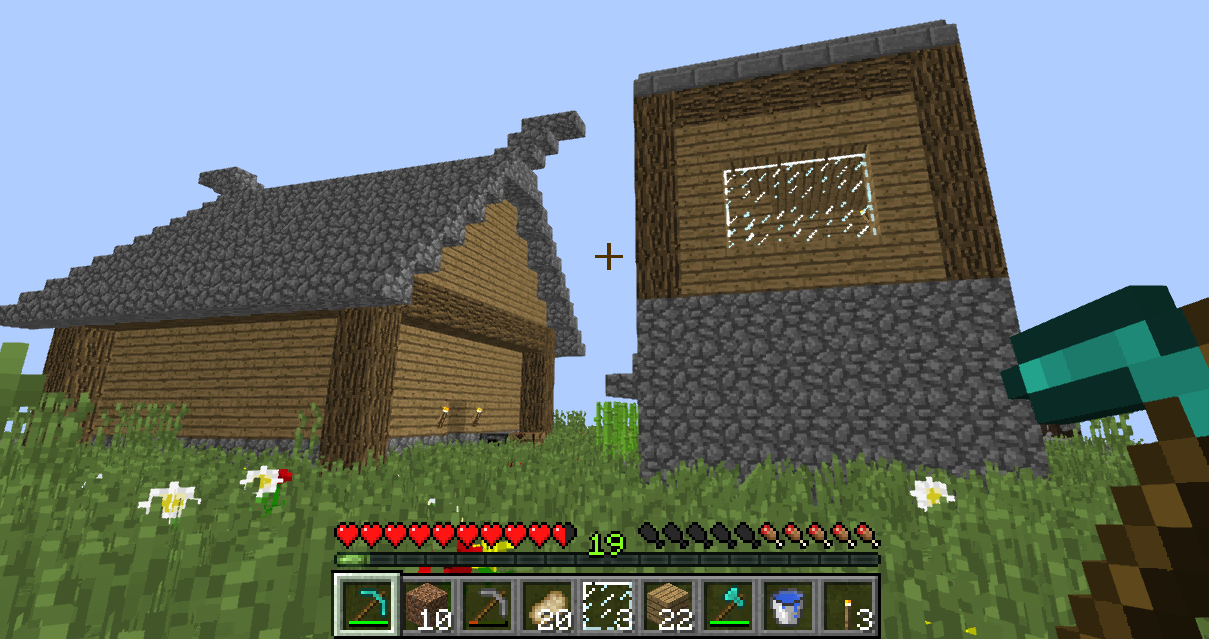 goofy a build in minecraft Blank Meme Template