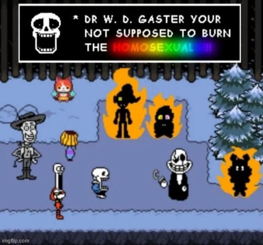 WING GASTER NO | made w/ Imgflip meme maker