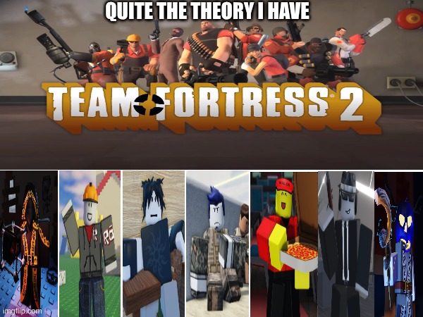 I know it's not complete but it's what we have for now | QUITE THE THEORY I HAVE | image tagged in roblox,forsaken | made w/ Imgflip meme maker
