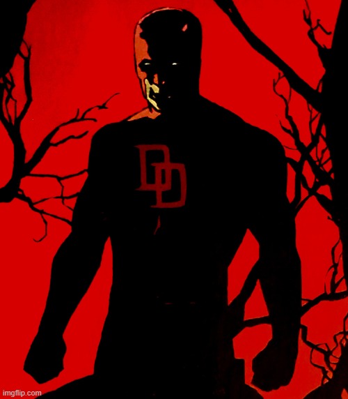 Daredevil staring | image tagged in daredevil staring | made w/ Imgflip meme maker
