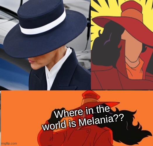 Where is Melania?? | Where in the world is Melania?? | image tagged in melania trump,trump | made w/ Imgflip meme maker