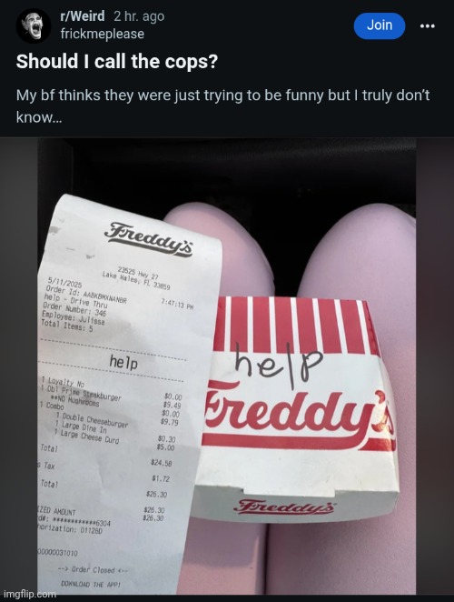 oddly disturbing reddit post | made w/ Imgflip meme maker