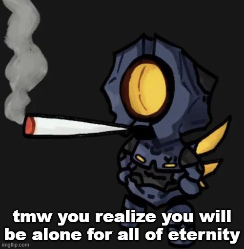 i have accepted im never making any meaningful connections | tmw you realize you will be alone for all of eternity | image tagged in v1 smoking a fat one | made w/ Imgflip meme maker
