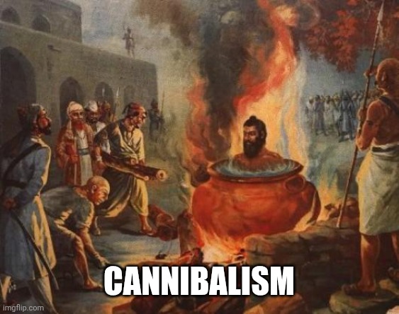 cannibal | CANNIBALISM | image tagged in cannibal | made w/ Imgflip meme maker