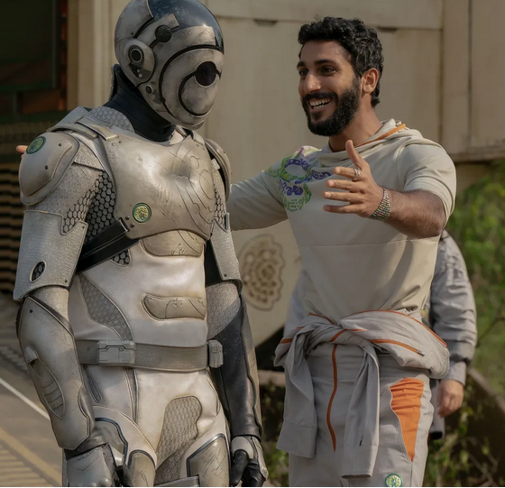 Murderbot-no-hugging Blank Meme Template