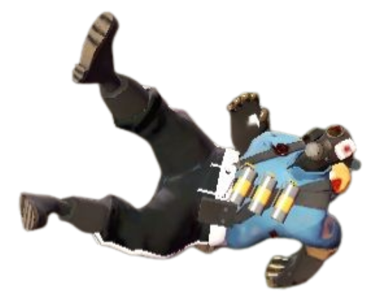 Blue Pyro Blank Meme Template