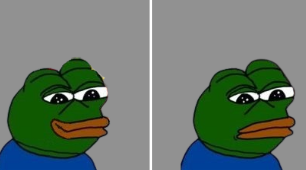 /first happy then sad (pepe)/ Blank Meme Template
