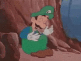 Sad luigi noises Blank Meme Template