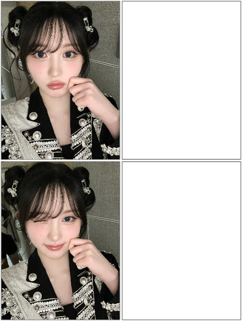 Asian Girl reaction meme template Blank Meme Template