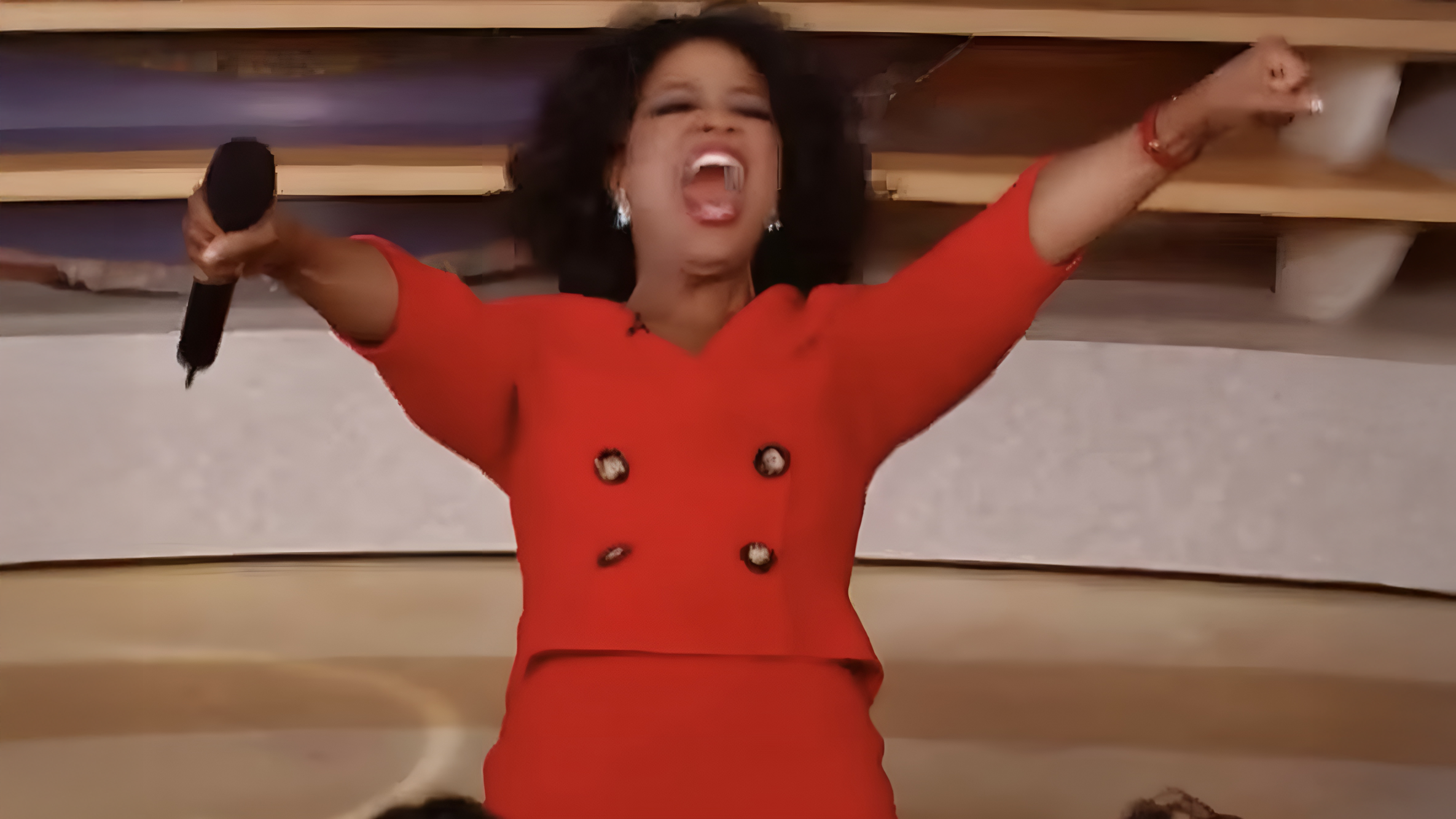 Oprah "You Get a Takeaway!" Blank Meme Template