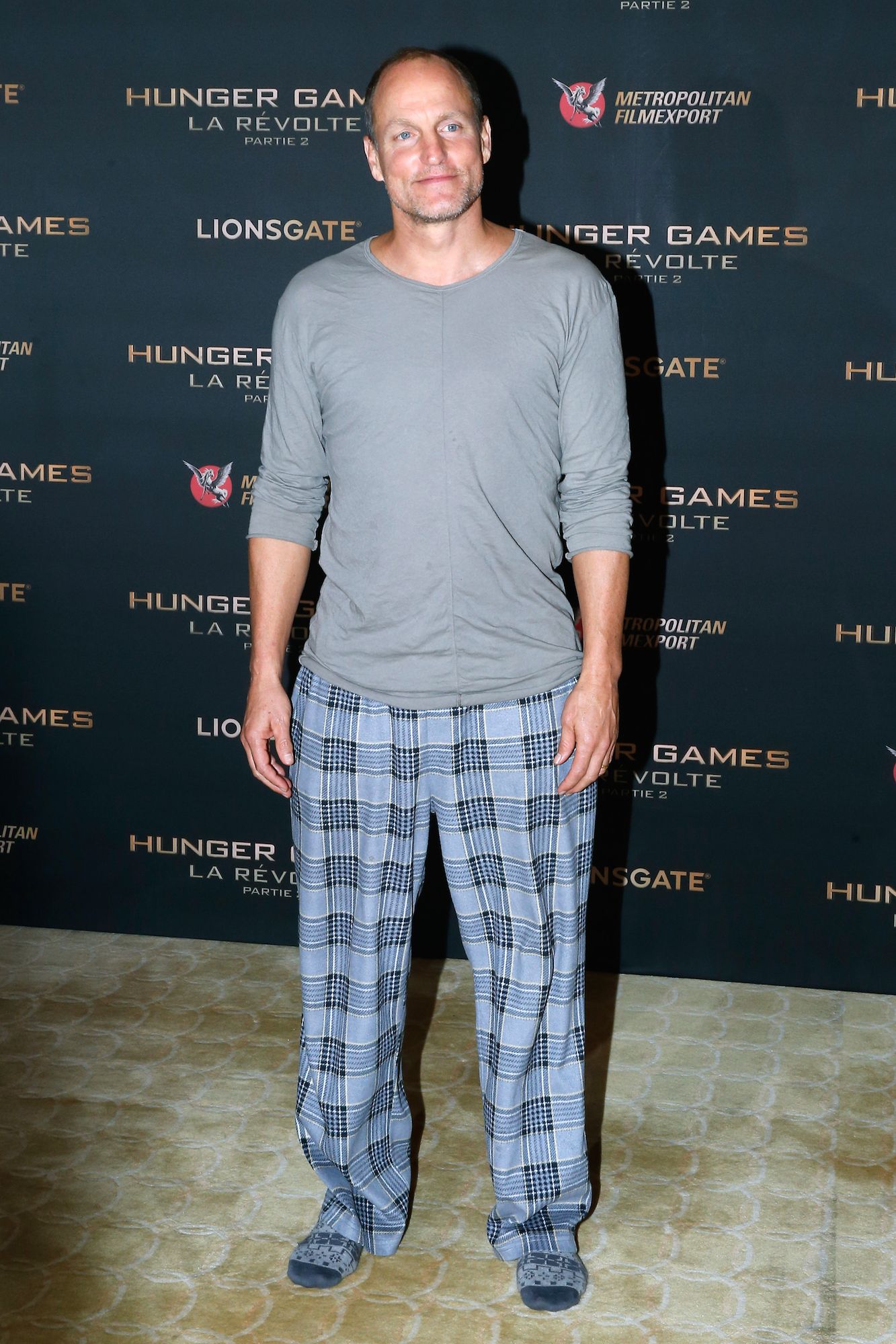 Woody Harrelson THG premiere Blank Meme Template