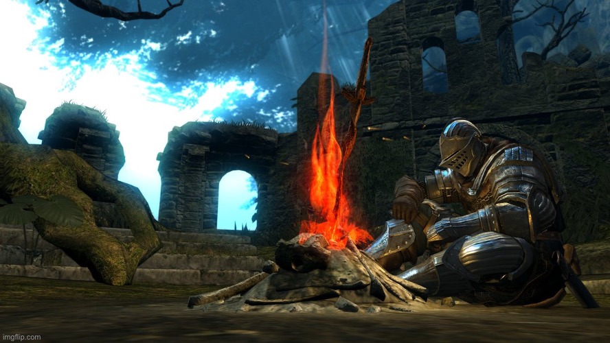 The Divine Immortal chapter 5: A Battle of Wills (This is the unedited version) | image tagged in dark souls bonfire rest,story | made w/ Imgflip meme maker