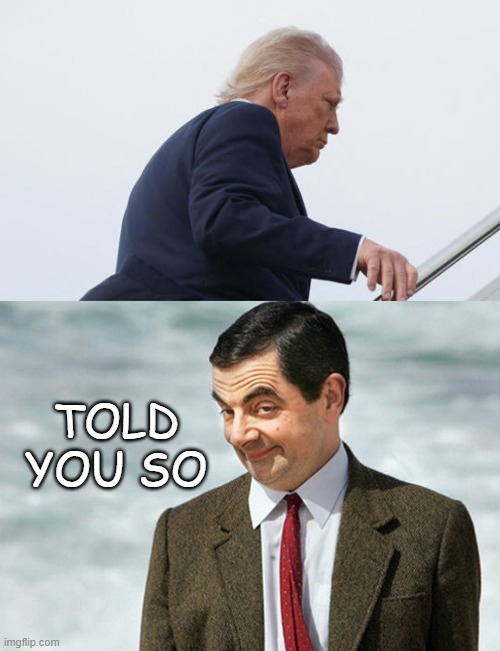 "It was only a matter of time 'til a photographer caught him out." *OR* "Donny J. Pinhead" | TOLD YOU SO | image tagged in donny j pinhead,mr bean told you so,microcephaly | made w/ Imgflip meme maker