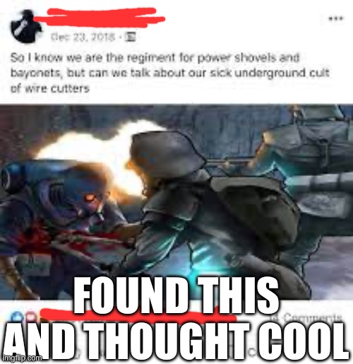 FOUND THIS AND THOUGHT COOL | made w/ Imgflip meme maker