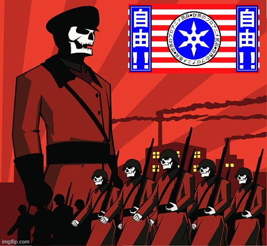 Pro Anime Totalitarianism | image tagged in anti-fandom totalitarianism,pro anime,dictator,fascist,anti anime,nazi | made w/ Imgflip meme maker