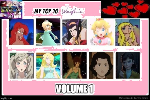 waifus volume 1 Blank Meme Template