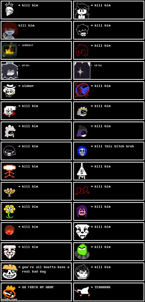new temp | image tagged in kill him | made w/ Imgflip meme maker