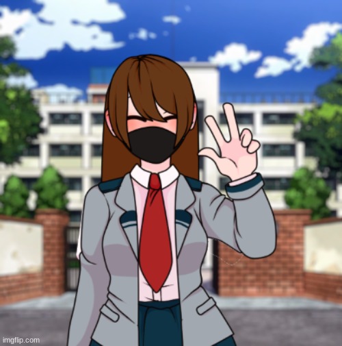 Just an MHA character I made with Picrew :D | image tagged in mha,picrew | made w/ Imgflip meme maker