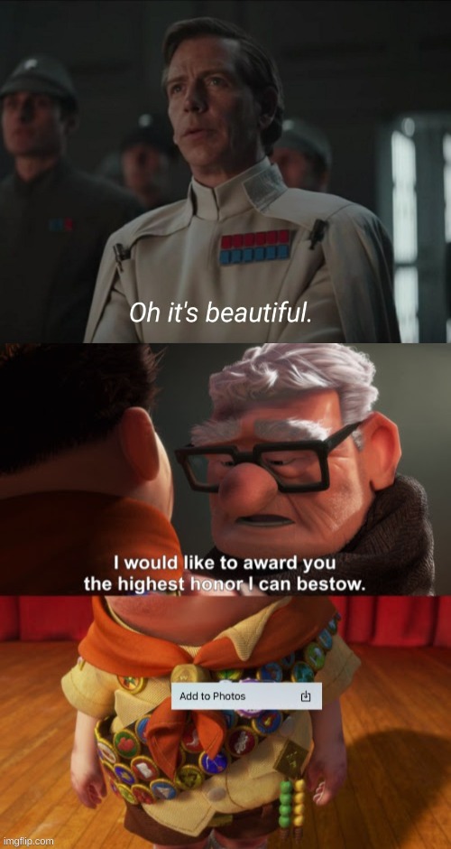 image tagged in oh it's beautiful,i would like to award you the highest honor save image | made w/ Imgflip meme maker