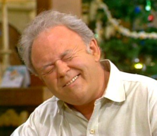 High Quality Archie Bunker Blank Meme Template