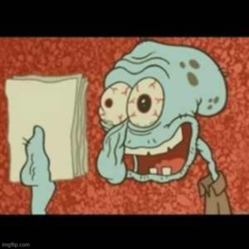 8 spots left | image tagged in stressed out squidward | made w/ Imgflip meme maker