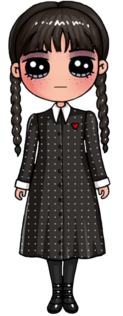 Wednesday Addams Blank Meme Template