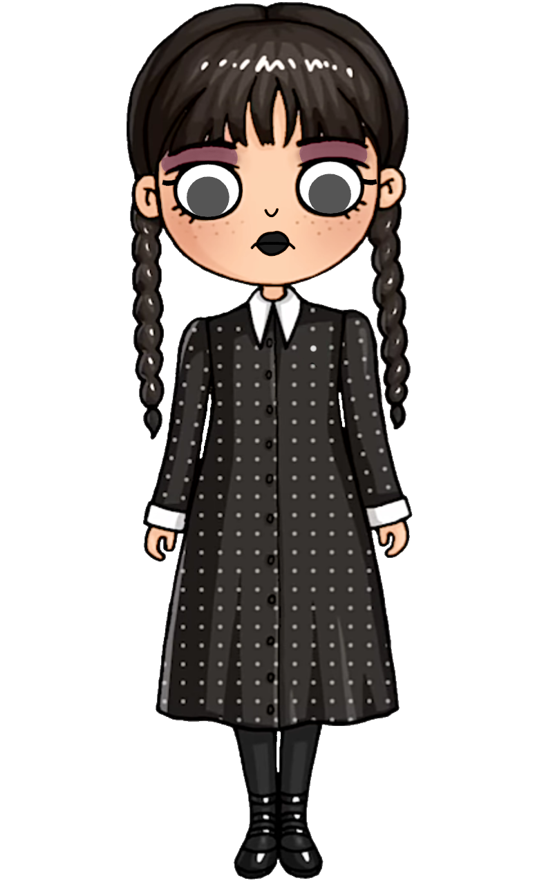 Wednesday Addams Blank Meme Template