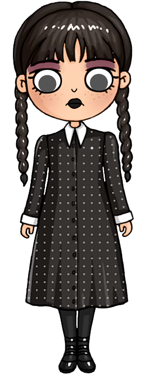 Wednesday Addams Blank Meme Template