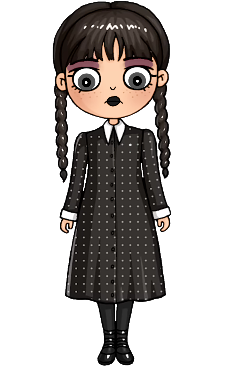 Wednesday Addams Blank Meme Template