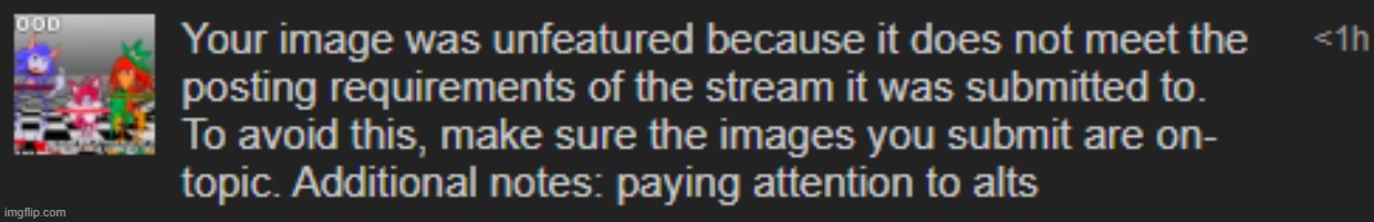 ok what dumbass mod dissaproved this i was WARNING PEOPLE! also WHO BANNED ME VRO COMMON I WAS JUST WARNING PEOPLE, (continued | image tagged in hi | made w/ Imgflip meme maker