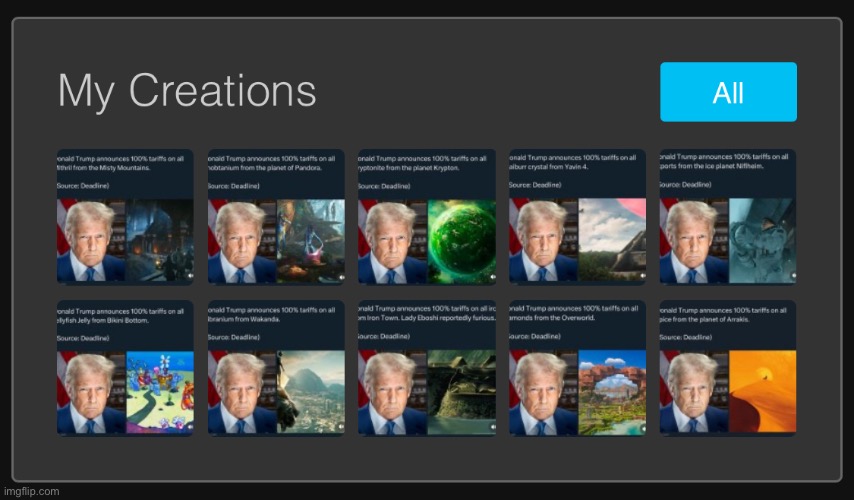 Quite the collection | made w/ Imgflip meme maker