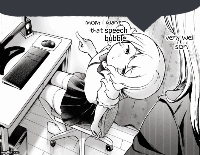 Femboy speech bubble | speech bubble | image tagged in femboy speech bubble | made w/ Imgflip meme maker