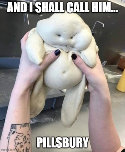 Doughboy | AND I SHALL CALL HIM... PILLSBURY | image tagged in random,funny,memes | made w/ Imgflip meme maker