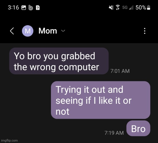 Bro really called me bro, bro. Come on bro. | made w/ Imgflip meme maker