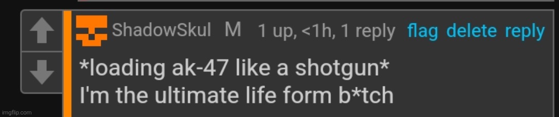 Context: 3-4 ppl thought that my username was ShadowSkul cuz of Shadow the hedgehog (it's not) | image tagged in shadow the edge what | made w/ Imgflip meme maker