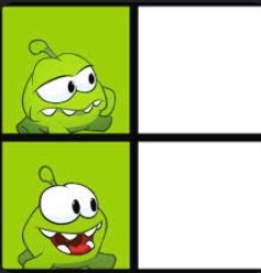 Om nom drake Blank Meme Template