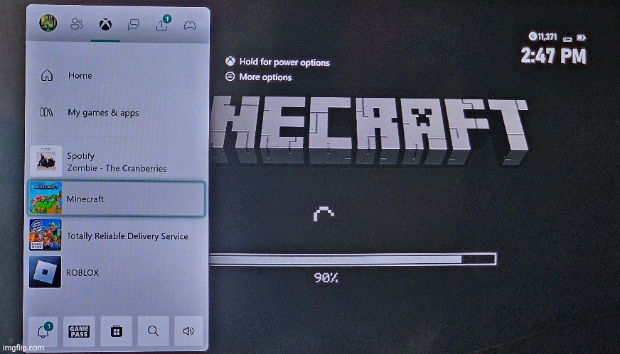The power of mcr (my hotspot) connected and now I can play | made w/ Imgflip meme maker