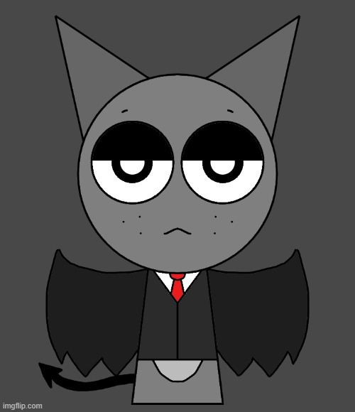 gray (work uniform) | image tagged in sprunki,fan art,gray,gargoyle,incredibox,businessman | made w/ Imgflip meme maker