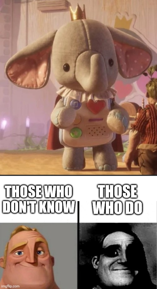 So sad | THOSE WHO DON'T KNOW; THOSE WHO DO | image tagged in gaming | made w/ Imgflip meme maker