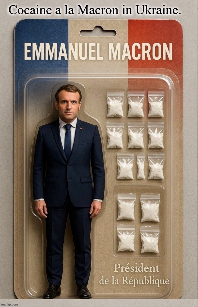 Cocaine Train to Ukraine! | image tagged in france,emmanuel macron,elmo cocaine,cocaine,ukraine,snort | made w/ Imgflip meme maker