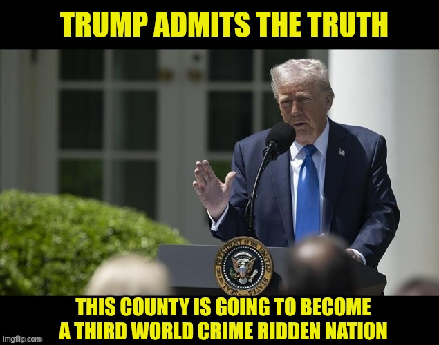 Truthful Trump | image tagged in truthful trump,trumpghasnistan,3rd world shithole,trump crime family,al capone's understudy | made w/ Imgflip meme maker