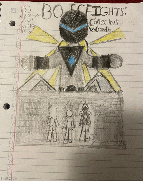 I could have done way WAY better on this one but the paper was running thin from erasing | made w/ Imgflip meme maker