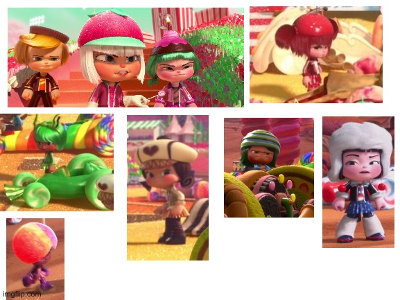 The Racers’ villainous breakdown (Wreck-it Ralph) | image tagged in blank white template | made w/ Imgflip meme maker